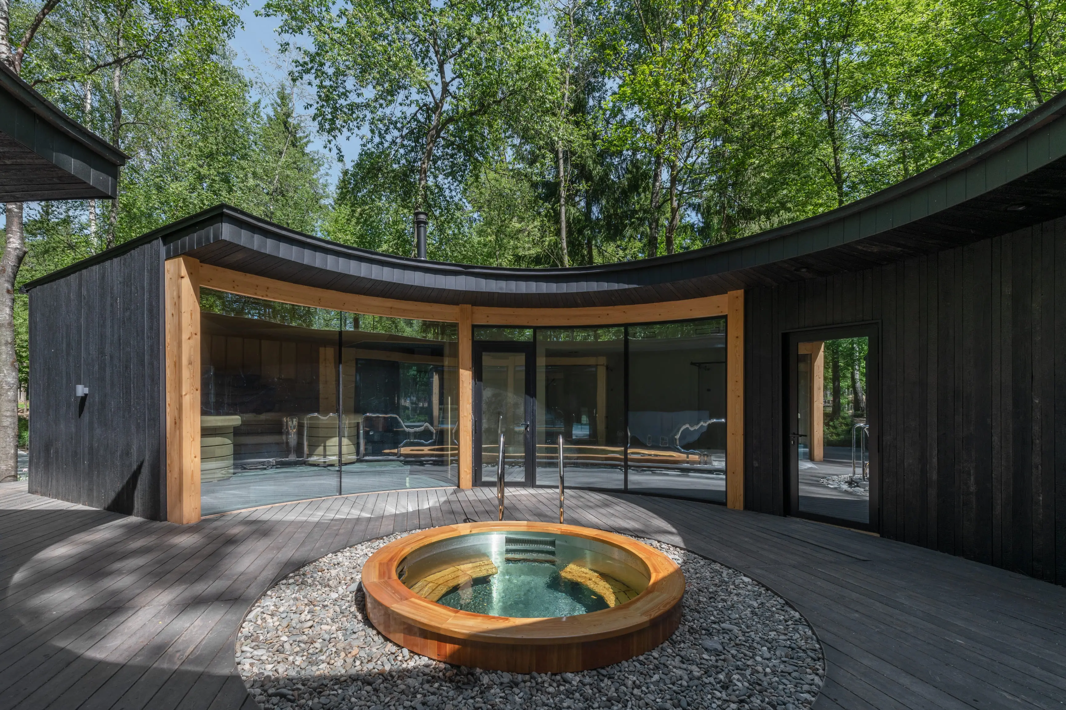 Круглый банный комплекс